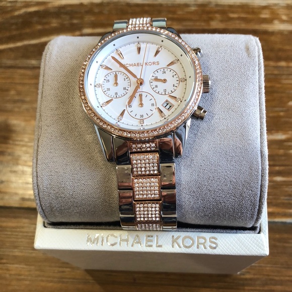 Michael kors Two tone women’s watch - Picture 1 of 4